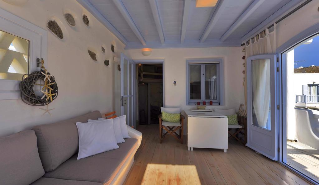 Ivi Mykonean Suites Mimoza Ornos Beach ภายนอก รูปภาพ